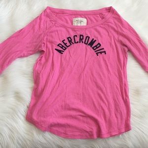 Pink Abercomie Long sleeve